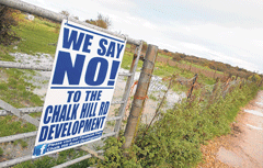 A night-mare returns as paddock earmarked for 40 homes