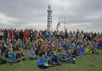 Petersfield Scouts renew promise on St George's Day