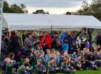 Petersfield district scouts celebrate St George's Day