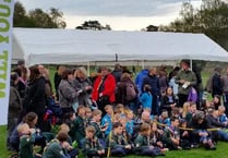 Petersfield district scouts celebrate St George's Day