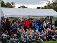 Petersfield district scouts celebrate St George's Day