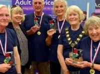 Over-65s enjoy ping-pong tournament