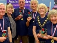 Over-65s enjoy ping-pong tournament