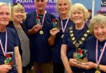 Over-65s enjoy ping-pong tournament