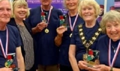 Over-65s enjoy ping-pong tournament