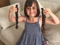 Pride as Kayleigh of Privett donates hair