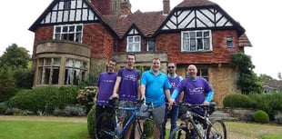 Cycle fundraiser for Canine Partners charity