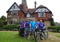 Cycle fundraiser for Canine Partners charity