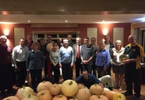 Petersfield pumpkin weigh-in winners