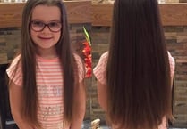 Amelie is a cut above as Clanfield youngster donates hair to wig-making charity