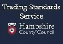 Hampshire County Council warning about bogus Office of Fair Trading representative