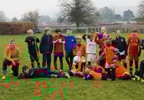 Keen footballers raise more than £2,000 for charity
