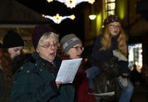 Carol service in Petersfield Square raises money for two local charities