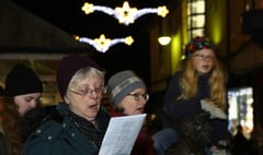 Carol service in Petersfield Square raises money for two local charities