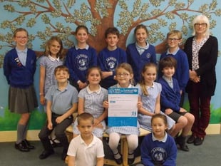 Langrish Primary School’s work for Unicef award pays off