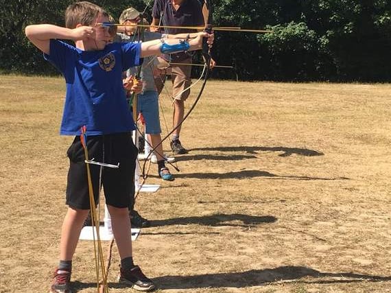 Native American theme for Petersfield district Cub Scouts camp
