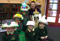 Petersfield infants school gets their bonnets eggs-actly right for Easter