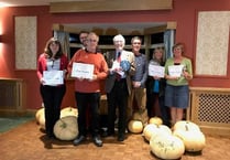 Veteran scoops Petersfield pumpkin award
