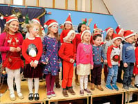 Christmas comes to the fair at Steep school