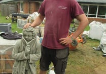 Petersfield Hospital garden blossoms and grows