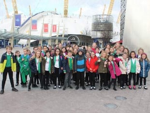 Liphook youngsters unite to sing at the O2 Arena