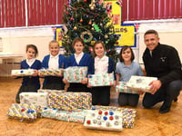 Sheet Primary School pupils do their bit to support homeless people at Christmas