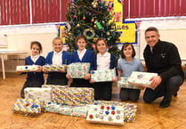 Sheet Primary School pupils do their bit to support homeless people at Christmas