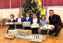 Sheet Primary School pupils do their bit to support homeless people at Christmas