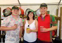 Cricketers raise a glass to success of East Meon Beer and Music Festival
