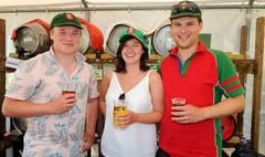 Cricketers raise a glass to success of East Meon Beer and Music Festival