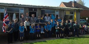 St George gathering for Sheet Scout Group