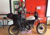 Petersfield man bids to be youngest person to motorbike around the world