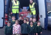Pupils' shoe box aid