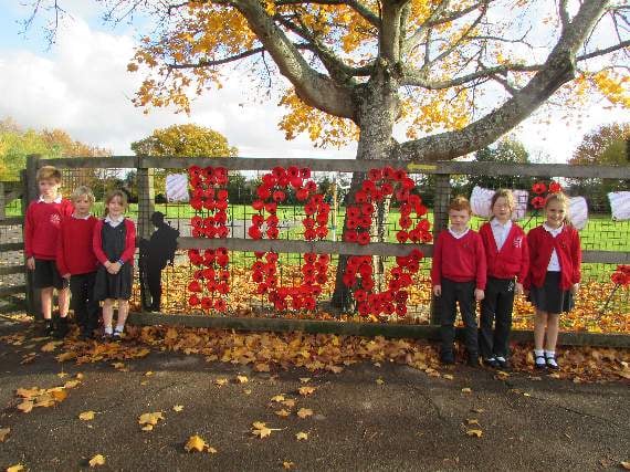 Greatham Primary School marks centenary of war’s end