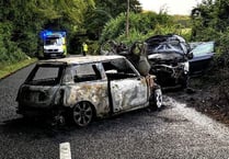 Females freed from burning car in afternoon of drama for Meon Valley firefighters