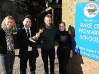 Rake pupils meet Oscar winning film makers