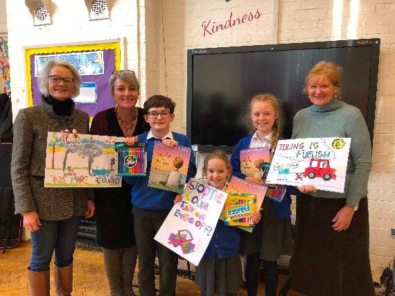 Posters thrill young green campaigner