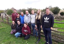 Volunteer shepherds enjoy day at ancient farm