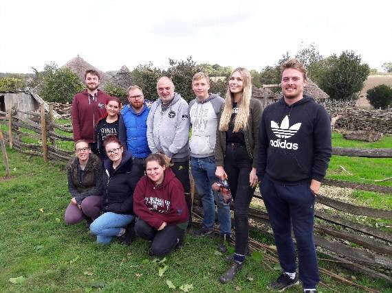 Volunteer shepherds enjoy day at ancient farm