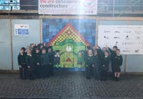 Museum mural depicts old and new uniforms