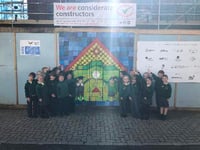 Museum mural depicts old and new uniforms