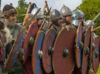 Saxons battle Danes at Butser Ancient Farm