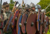 Saxons battle Danes at Butser Ancient Farm