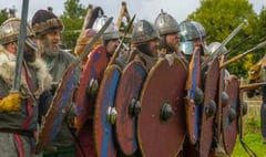 Saxons battle Danes at Butser Ancient Farm