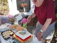 Peter Marshall celebrates his 90th birthday