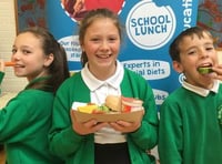 Pupils learn about healthy lunches
