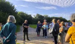 Chairman leads tour of allotments