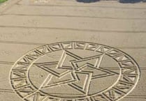 Crop circle appears in West Meon barley field