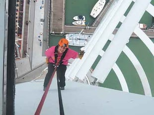 Sign up for Phyllis Tuckwell's last ever Spinnaker Tower abseil