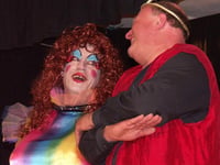 Panto fun in Clanfield Memorial Hall with Windmill Players